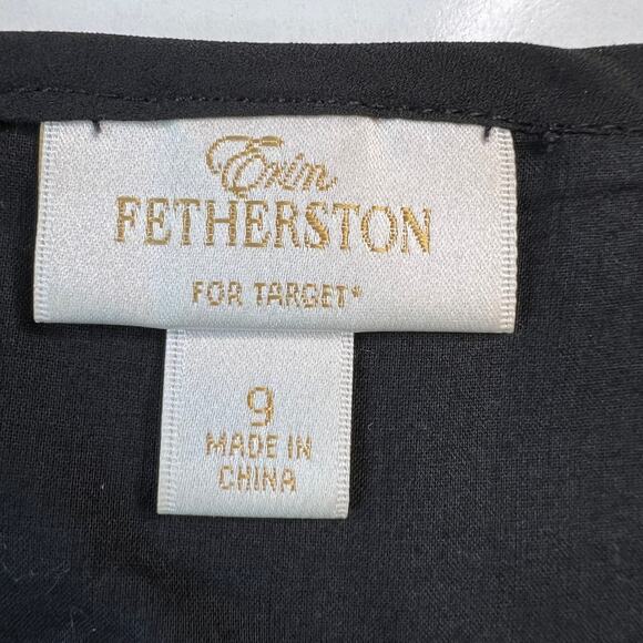 Erin Fetherston For Target Dress Multicolor Rabbit Novelty Fit and Flare Size 9 - Picture 4 of 16